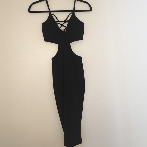 Sexy black dress