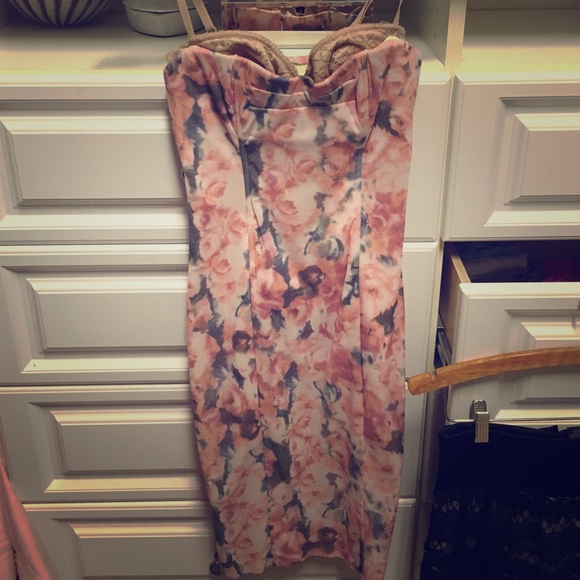 Sexy flower print designer dress from Paris!!