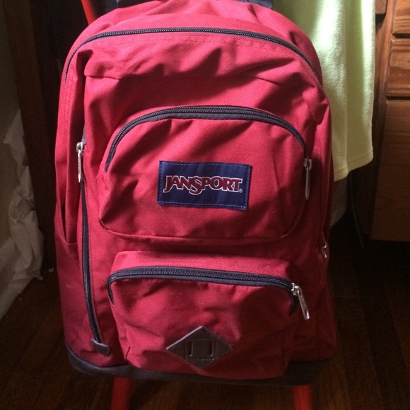 Red jansport book bag! 🎒