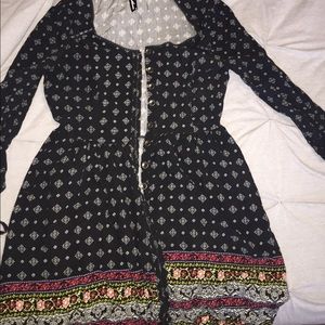 Hipster button up dress