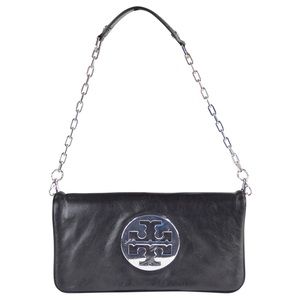 Tory Burch Leather Reva Clutch