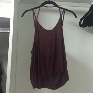 Maroon Brandy Melville tank