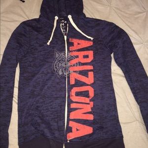 U of A zip up hoodie