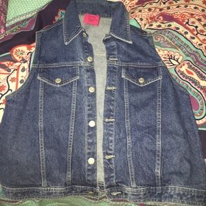 Jean vest jacket