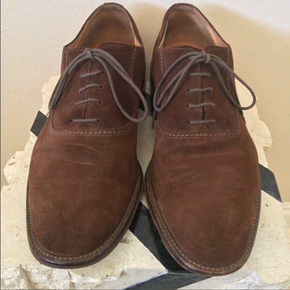 Men\'s Made in Italy STEDDI Brown Suede Derby Shoes main image 4