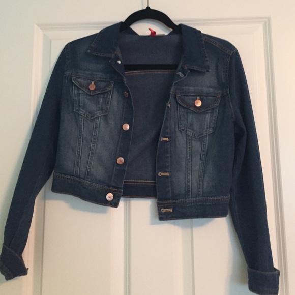 H&M cropped jean jacket