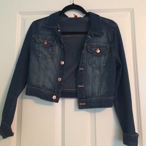 H&M cropped jean jacket