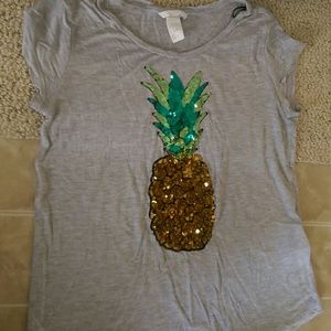 H&M pineapple tshirt