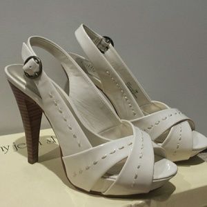 Cathy Jean nude platform heels