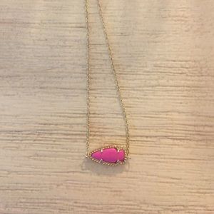 Magenta Pink Kendra Small Necklace