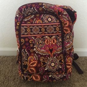 Large Vera Bradley laptop back pack