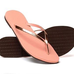 Metallic Pink Havaianas