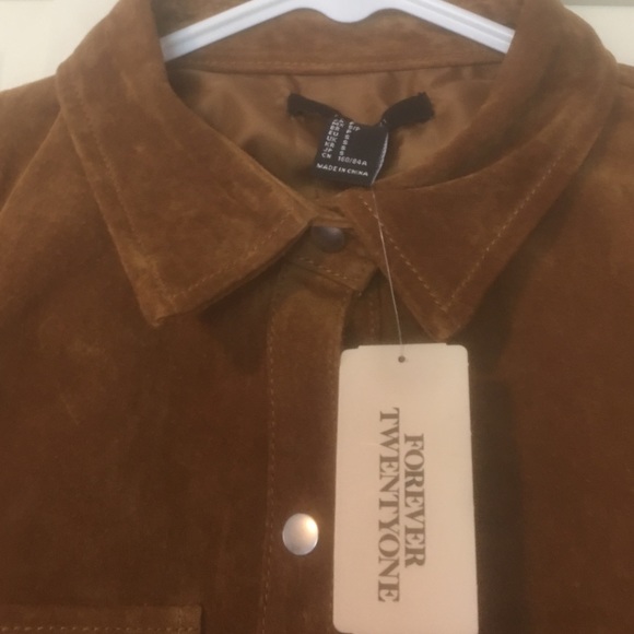 Leather long sleeve jacket dress - Picture 2 of 2