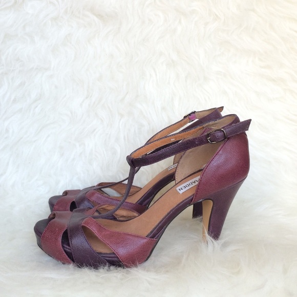Steve Madden Shoes - T-Strap Pascha Purple Heels
