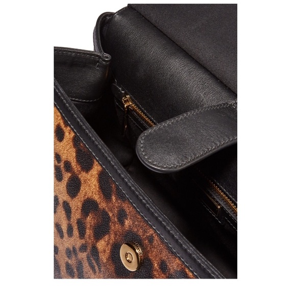 New LARGE SICILY BAG IN LEOPARD TEXTURED LEATHER - Picture 4 of 4