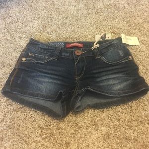 Jean shorts NEVER WORN.
