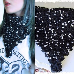 Handmade crocheted scarf bandana