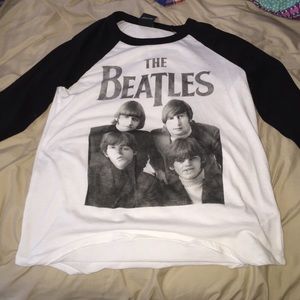 Beatles half sleeve shirt