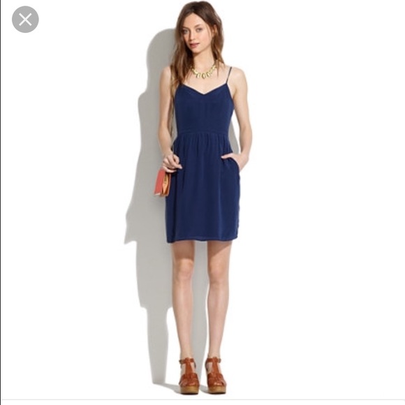 Navy blue Madewell dress