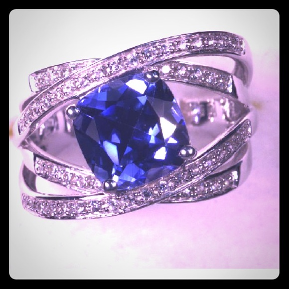 Sterling silver Blue Sapphire Ring