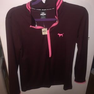 VICTORIAS SECRET PINK ULTIMATE HALF ZIP