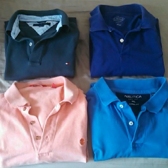 4 men's polos, assorted color - Picture 1 of 1
