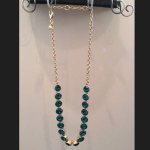 J. Crew Emerald Necklace