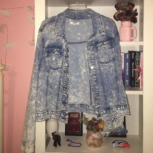 Distressed grunge vintage jacket