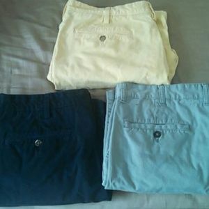 Men's golf style cotton shorts