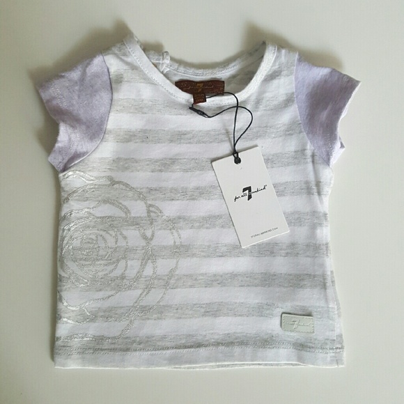 Baby Girls 7 for All Mankind Shirt - Picture 1 of 4