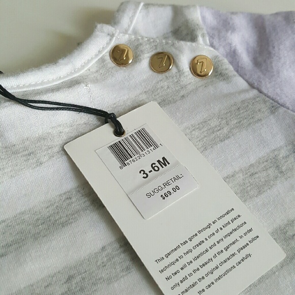 Baby Girls 7 for All Mankind Shirt - Picture 3 of 4
