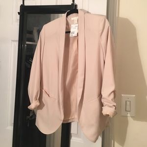 Cream-colored blazer