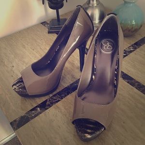 Jessica Simpson Peeptoe Platforms