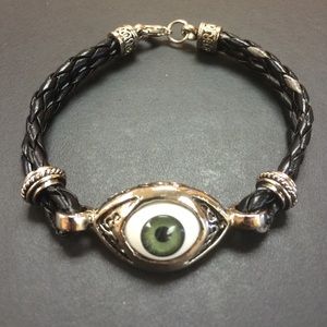 Green Evil Eye Bracelet.