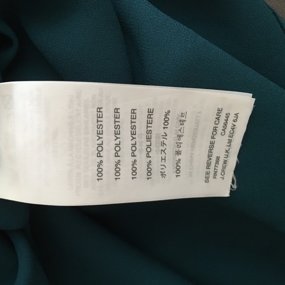 Gorgeous JCrew Peacock Blue Tunic - Picture 4 of 4