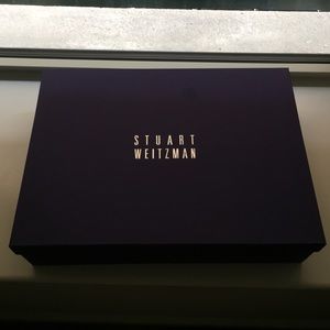 Stuart Weitzman 50/50 Navy Suede Boots, 5 1/2