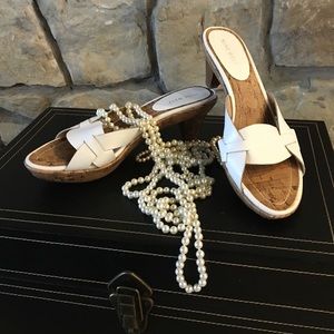 Nine West Groovily White Sandal 9M