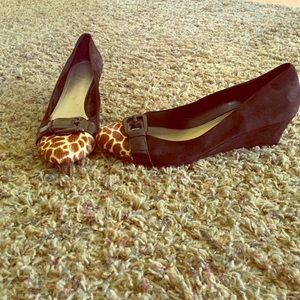 Alex Marie suede wedges