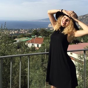 Top shop black dress