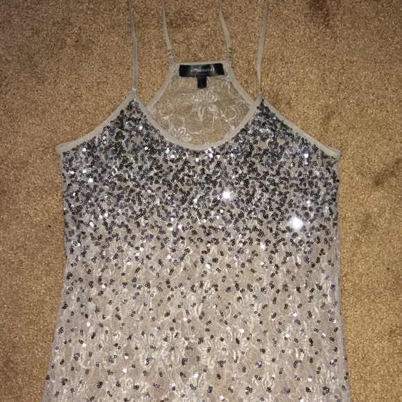 Sequence lace top