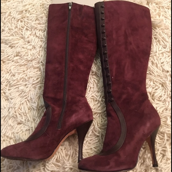 Ted Baker Plum Knee High boots!