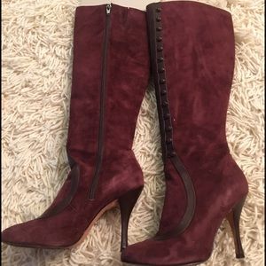 Ted Baker Plum Knee High boots!