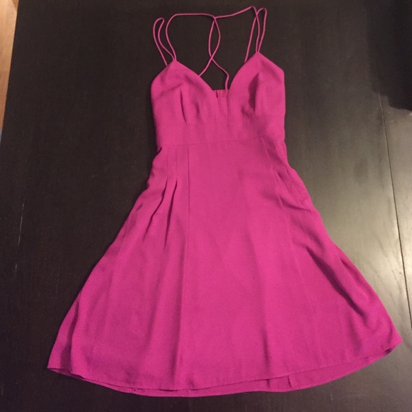 Open back dress