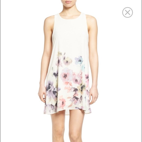 Floral print swing dress, Nordstrom jella c.