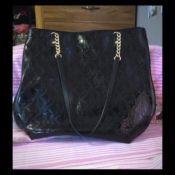 💕SOLD💕Michael Kors Metallic Tote Bag
