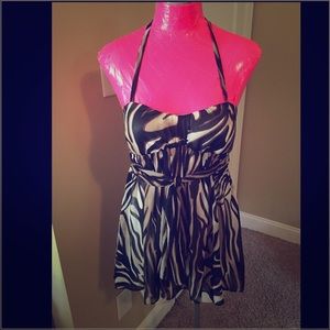 Bebe animal print top