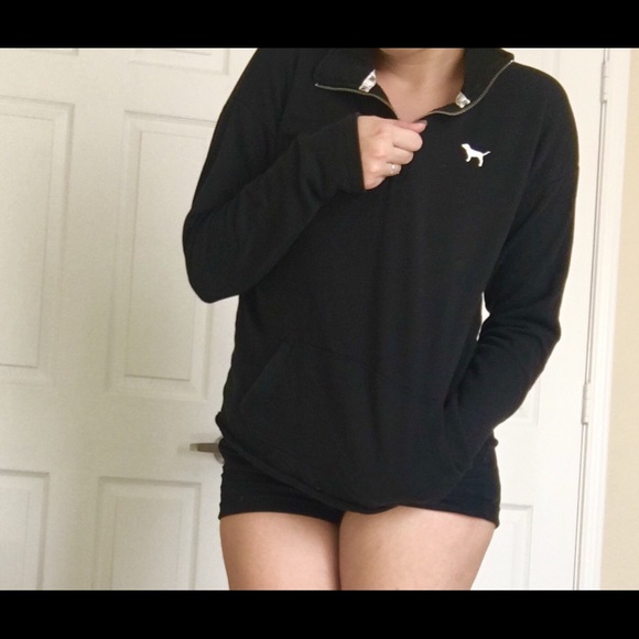 PINK Victoria's Secret Tops - PINK Half Zip Pullover
