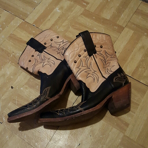 Ankle cowboy boots