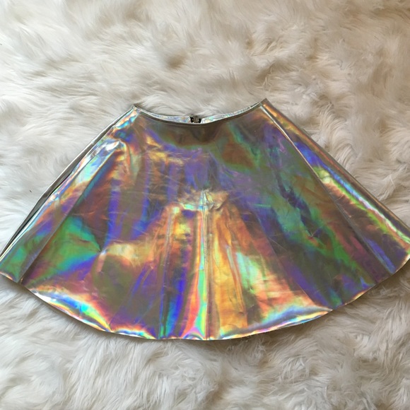 UNIF Dresses & Skirts - UNIF holographic skirt