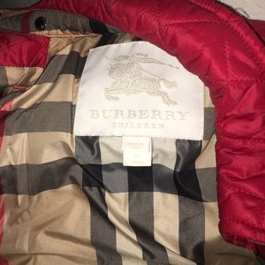 Burberry Children's Jacket Size 3T (Only Worn once